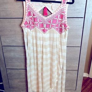 Free People maxi top cover up